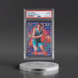 2025 Topps Finest #204 Kon Knueppel - Purple Geometric (PSA 10 GEM MINT)