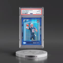 2024 Panini Donruss Optic #229 Drake Maye - Blue Hyper (PSA 10 GEM MINT)