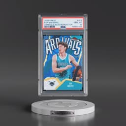 2025 Topps Finest Arrivals #A-4 Kon Knueppel - Blue Refractor (PSA 10 GEM MINT)