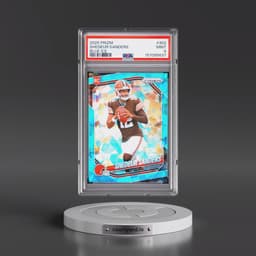 2025 Panini Prizm #302 Shedeur Sanders - Blue Ice (PSA 9 MINT)