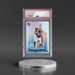2024 Panini Donruss Downtown! #15 Rome Odunze (PSA 8 NM-MT)