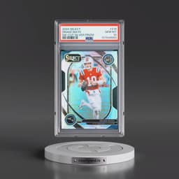 2024 Panini Select #218 Drake Maye - Die-Cut Silver Prizm (PSA 10 GEM MINT)
