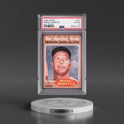 1962 Topps #471 Mickey Mantle - All Star (PSA 4 VG-EX)