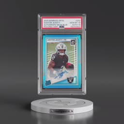 2025 Panini Donruss Optic #202 Ashton Jeanty - Autograph-Neon Blue (PSA 10 GEM MINT)