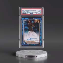 2024 Bowman Chrome Sapphire Edition Prospects Autographs #LD Leo de Vries (PSA 9 MINT)