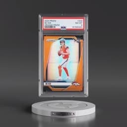 2024 Panini Prizm #309 Bo Nix - Orange Prizm (PSA 8 NM-MT)