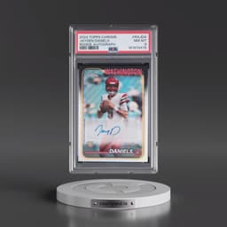 2024 Topps Chrome Rookie Autographs Variations #RAJDA Jayden Daniels (PSA 8 NM-MT)