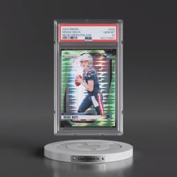 2024 Panini Prizm #329 Drake Maye - Neon Green Pulsar (PSA 10 GEM MINT)