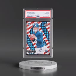 2025 Panini Mosaic #362 Jaxson Dart - Red & White Stripe (PSA 10 GEM MINT)