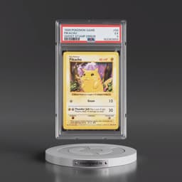 1999 Pokémon Game #58 Pikachu - Ghost Stamp Error (PSA 5 EX)