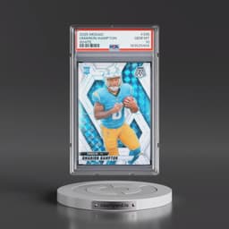 2025 Panini Mosaic #335 Omarion Hampton - White (PSA 10 GEM MINT)
