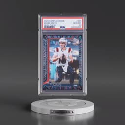 2025 Topps Chrome #207 Drake Maye - Neon Pulse (PSA 10 GEM MINT)