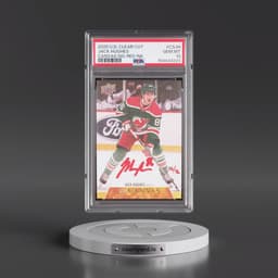 2020 Upper Deck Clear Cut Canvas Signatures #CSJH Jack Hughes - Red Ink (PSA 10 GEM MINT)