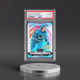 2024 Upper Deck O-Pee-Chee Platinum #263 Macklin Celebrini - Rainbow Color Wheel (PSA 10 GEM MINT)