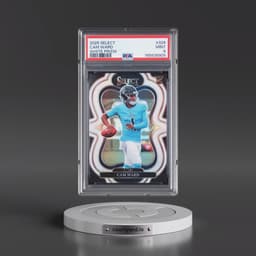 2025 Panini Select #326 Cam Ward - White Prizm (PSA 9 MINT)