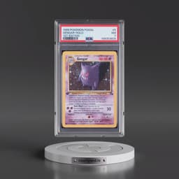 1999 Pokémon Fossil #5 Gengar - 1st Edition Holo (PSA 7 NM)