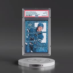 2024 Upper Deck UD Portraits #P37 Macklin Celebrini - Speckle (PSA 10 GEM MINT)