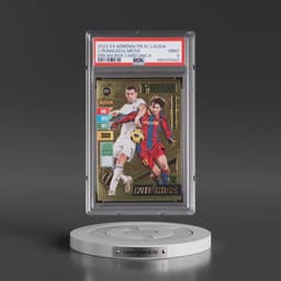 2023 Panini Adrenalyn XL Laliga Dream Box Card Unica Cristiano Ronaldo/Lionel Messi (PSA 9 MINT)