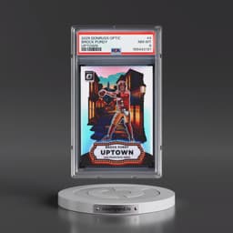 2025 Panini Donruss Optic Uptown #4 Brock Purdy (PSA 8 NM-MT)