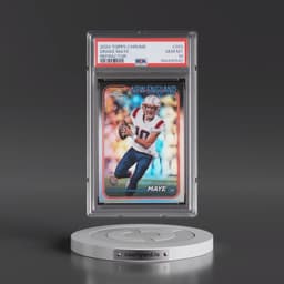 2024 Topps Chrome #203 Drake Maye - Refractor (PSA 10 GEM MINT)