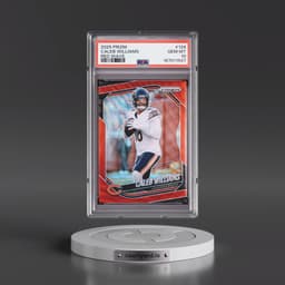 2025 Panini Prizm #124 Caleb Williams - Red Wave (PSA 10 GEM MINT)