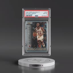 1996 Topps Holding Court #HC2 Michael Jordan - w/Coating (PSA 8 NM-MT)
