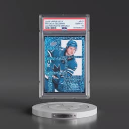 2024 Upper Deck UD Portraits #P37 Macklin Celebrini - Speckle (PSA 10 GEM MINT)