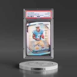 2025 Panini Prizm #355 Omarion Hampton - Autograph-Silver Prizm (PSA 10 GEM MINT)