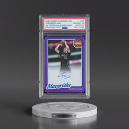 2025 Topps Chrome Update 1980-81 Topps Basketball Autographs #CF Cooper Flagg - Purple Refractor (PSA 10 GEM MINT)