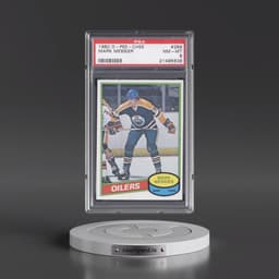 1980 O-Pee-Chee #289 Mark Messier - Error-Back Says Shoots Right (PSA 8 NM-MT)