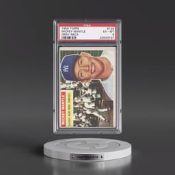 1956 Topps #135 Mickey Mantle - Gray Back (PSA 6 EX-MT)