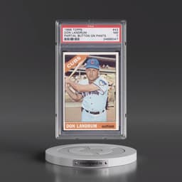 1966 Topps #43 Don Landrum - Partial Button on Pants (PSA 7 NM)