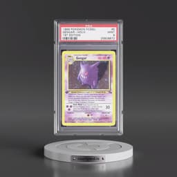 1999 Pokémon Fossil #5 Gengar - 1st Edition Holo (PSA 9 MINT)