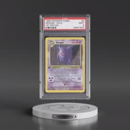 1999 Pokémon Fossil #5 Gengar - 1st Edition Holo (PSA 9 MINT)