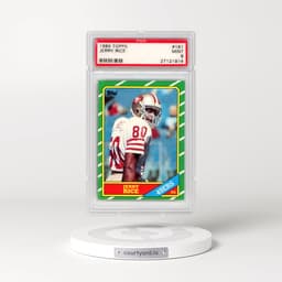 1986 Topps #161 Jerry Rice (PSA 9 MINT)