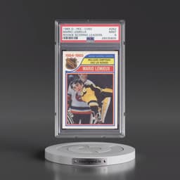 1985 O-Pee-Chee #262 Mario Lemieux - Rookie Scoring Leaders (PSA 9 MINT)