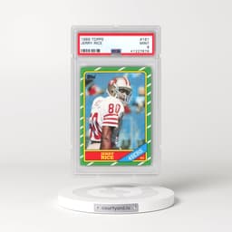 1986 Topps #161 Jerry Rice (PSA 9 MINT)