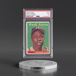 1958 Topps #30 Hank Aaron - Yellow Name (PSA 3 VG)