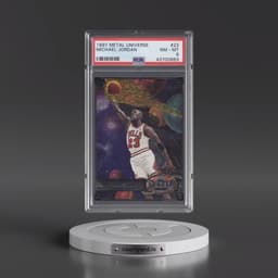 1997 Metal Universe #23 Michael Jordan (PSA 8 NM-MT)