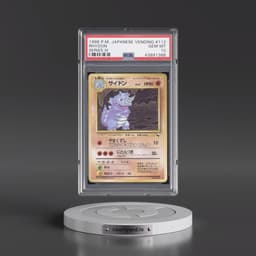 1998 Pokémon Vending #112 Rhydon - Series III (PSA 10 GEM MINT)