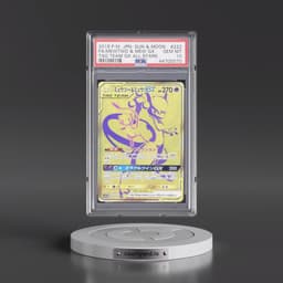 2019 Pokémon Sun & Moon Tag Team GX All Stars #222 Mewtwo & Mew GX - Holo Full Art (PSA 10 GEM MINT)