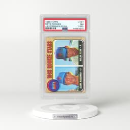 1968 Topps #177 Mets Rookies - Jerry Koosman/Nolan Ryan (PSA 7 NM (PD))
