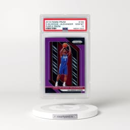 2018 Panini Prizm #184 Shai Gilgeous-Alexander - Purple Prizm (PSA 10 GEM MINT)