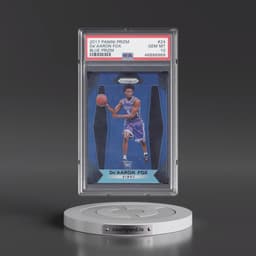 2017 Panini Prizm #24 DE'Aaron Fox - Blue Prizm (PSA 10 GEM MINT)