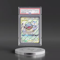 2019 Pokémon Sun & Moon Cosmic Eclipse #215 Blastoise & Piplup GX - Holo Full Art (PSA 10 GEM MINT)