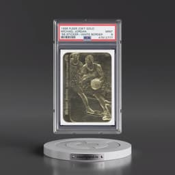 1998 Fleer 23KT Gold Michael Jordan - '86 Sticker-White Border (PSA 9 MINT)