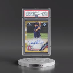 2019 Bowman Draft Chrome Draft Picks Autograph #CDADE Daniel Espino - Gold Wave Refractor (PSA 10 GEM MINT)