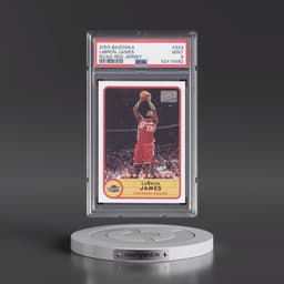 2003 Bazooka #223 LeBron James - Road Red Jersey (PSA 9 MINT)