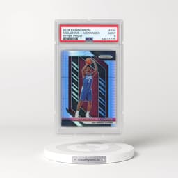 2018 Panini Prizm #184 Shai Gilgeous-Alexander - Hyper Prizm (PSA 9 MINT)