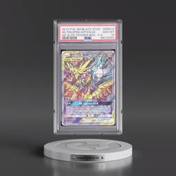 2019 Pokémon SM Black Star Promo #SM210 Moltres & Zapdos & Articuno GX - Holo Full Art Hidden Fates Elite Trainer Box (PSA 10 GEM MINT)